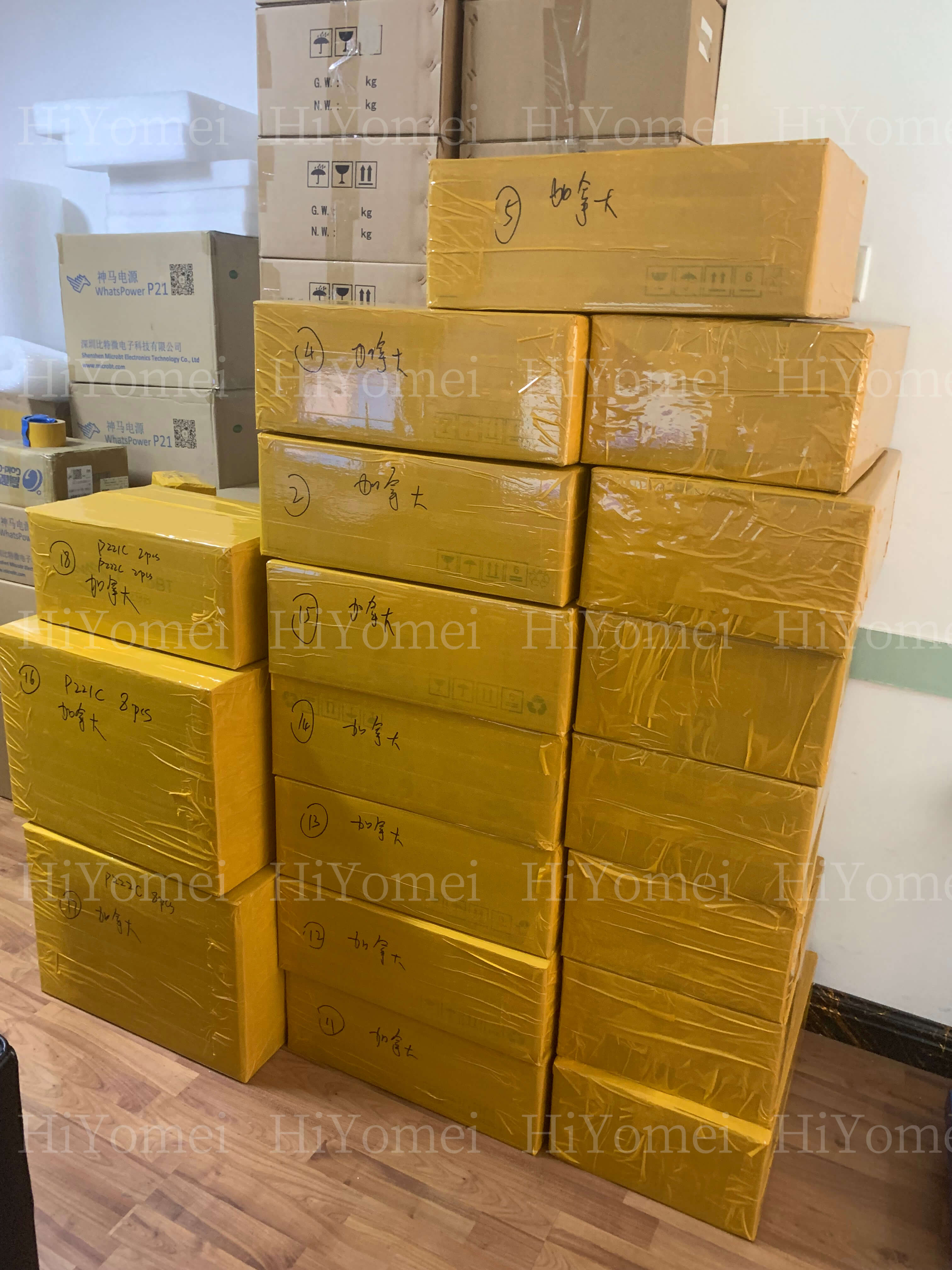 Pack and mark the goods before delivery