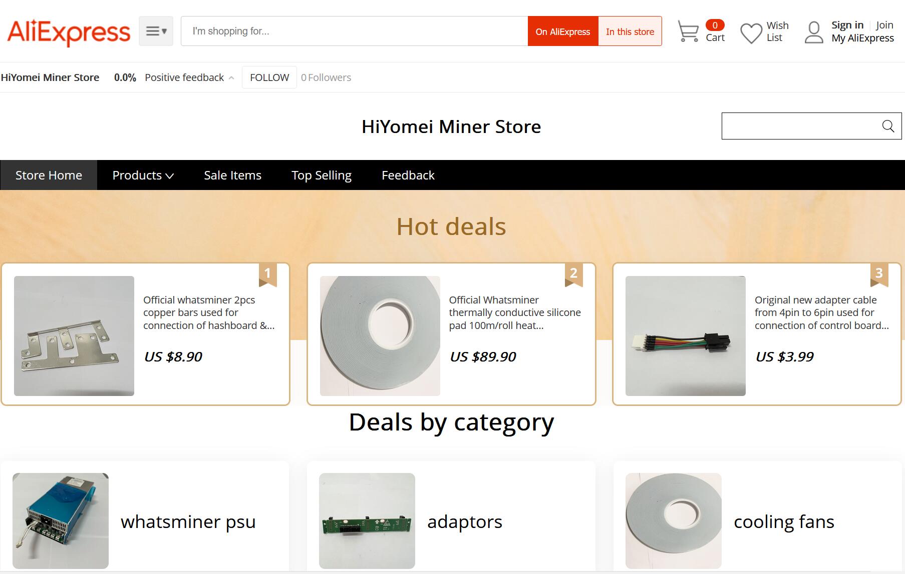 HiYomei AliExpress online shopping store
