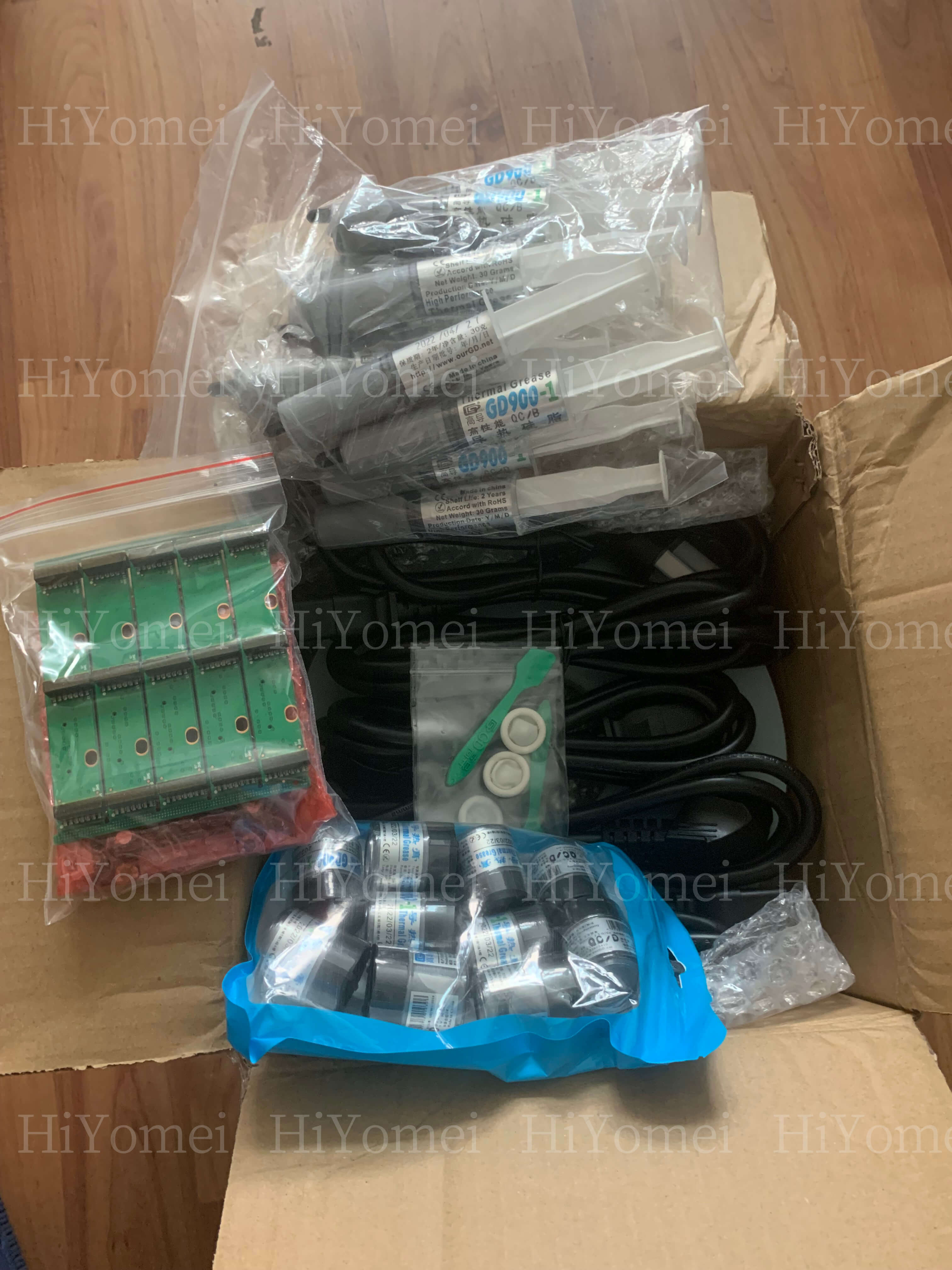 Silicone grease PCBA 16A power cord