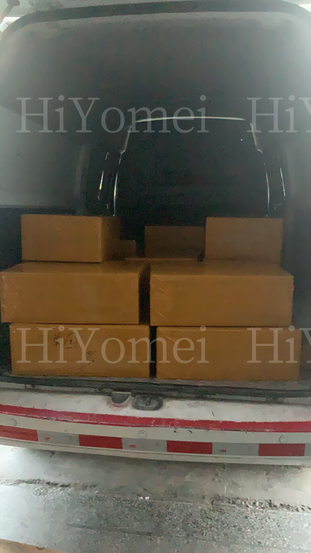 Put it in the transport vehicle and get ready to take it away.