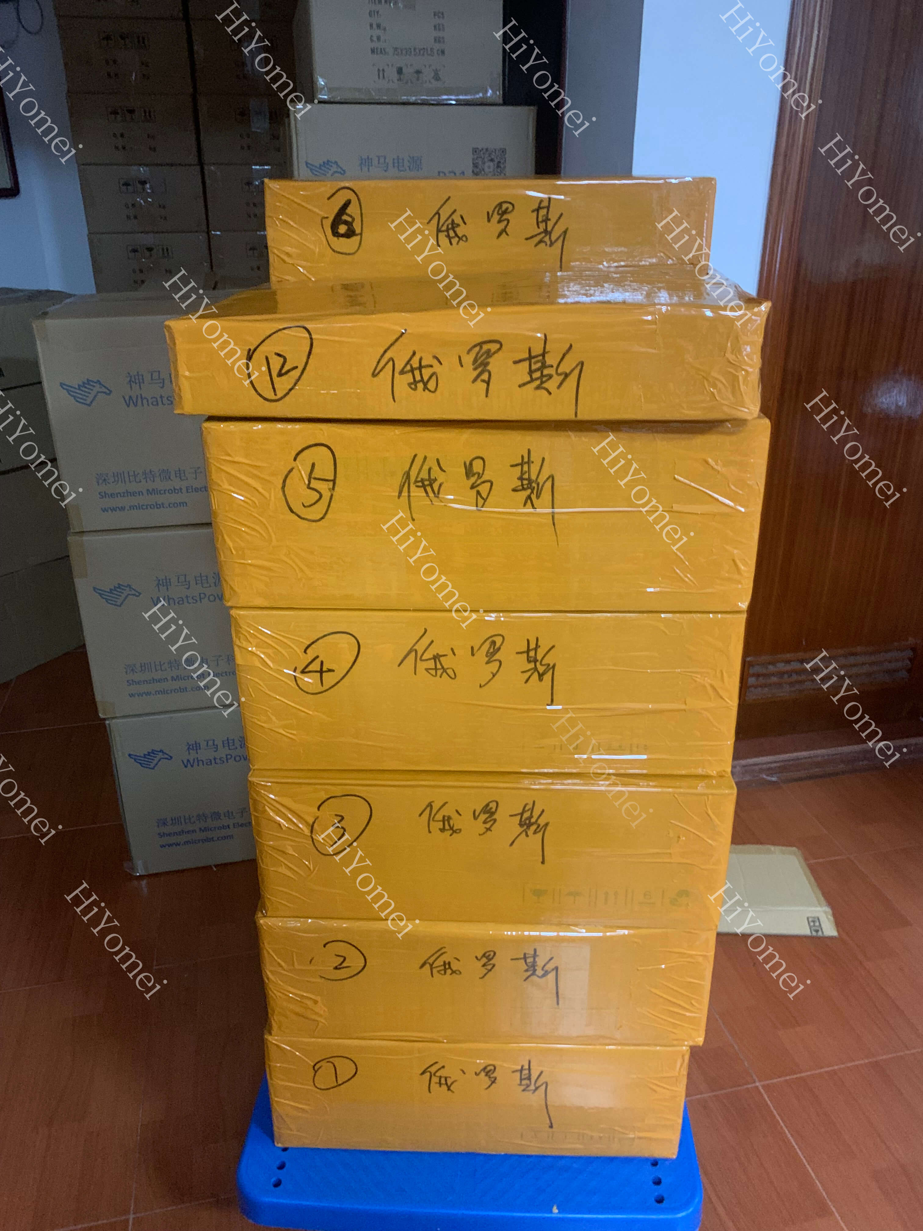 Shipping marks and destination of goods