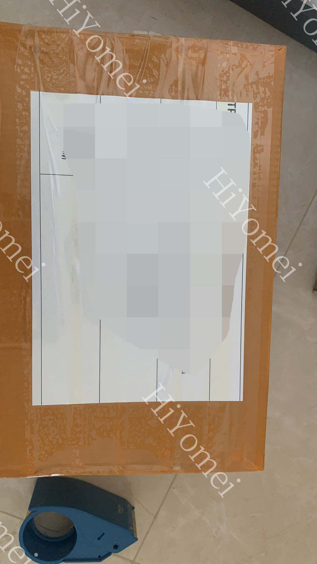 Pack and post the customer waybill