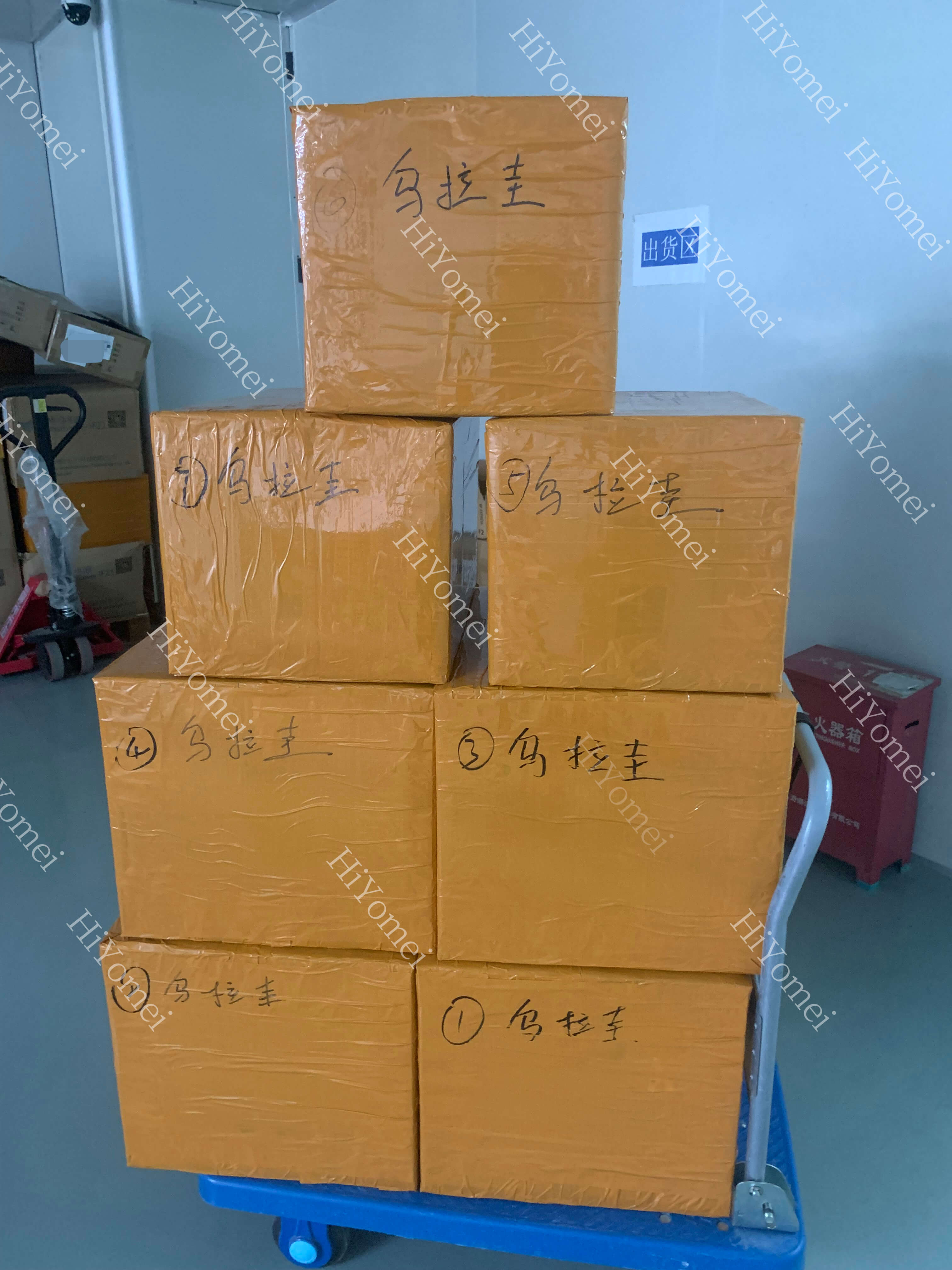 Write down the destination shipping mark