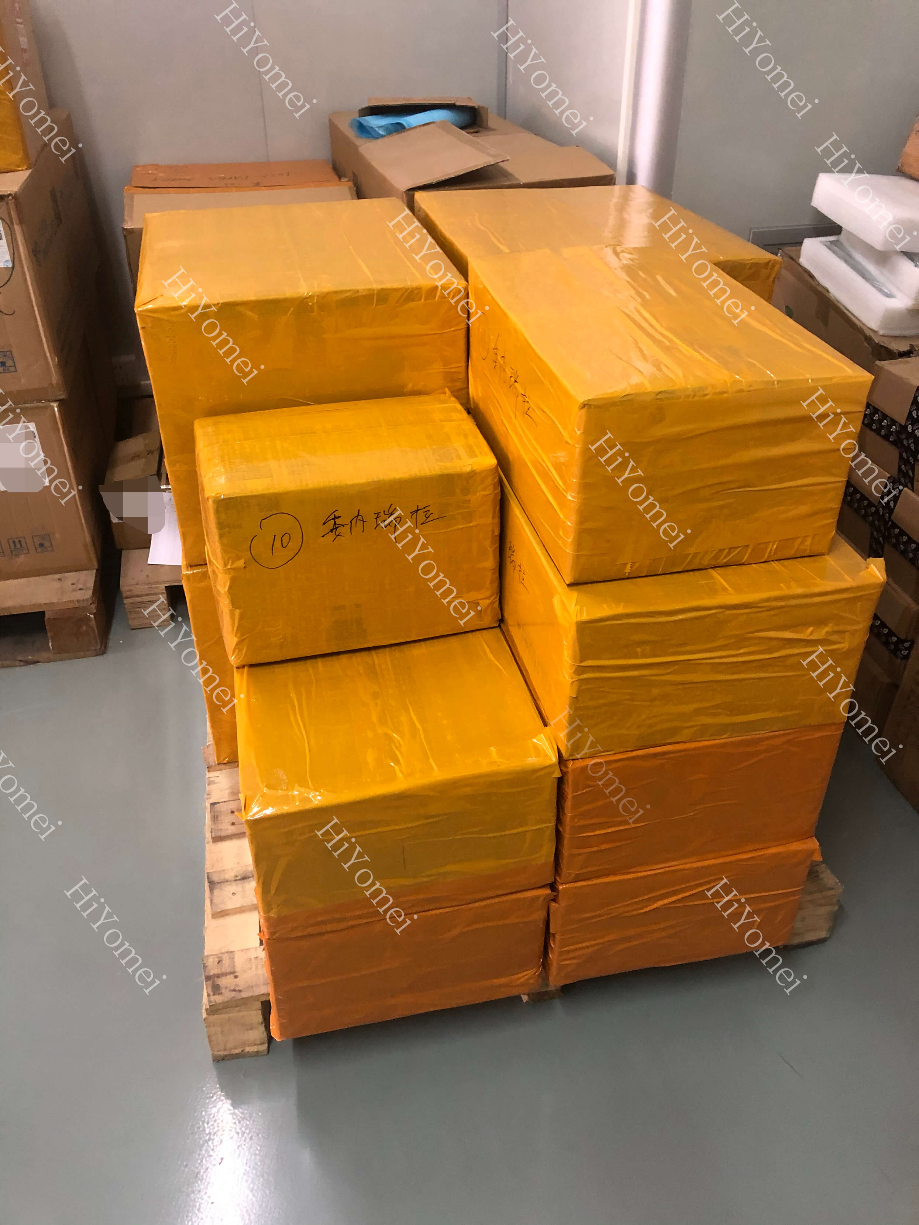 Write down the destination shipping mark