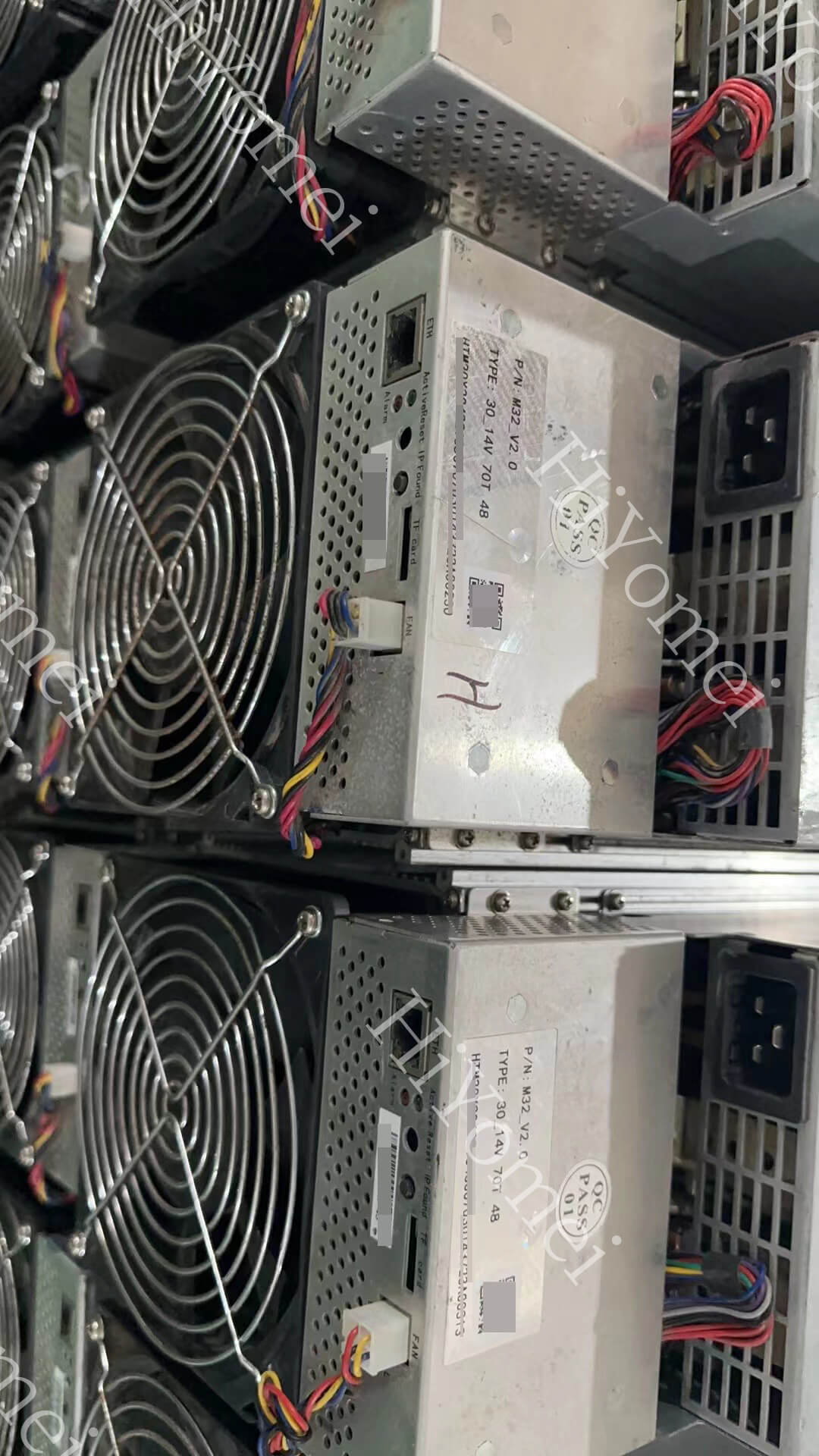 MicroBT WhatsMinerM32 second-hand virtual coin mining machine is not brand new.
