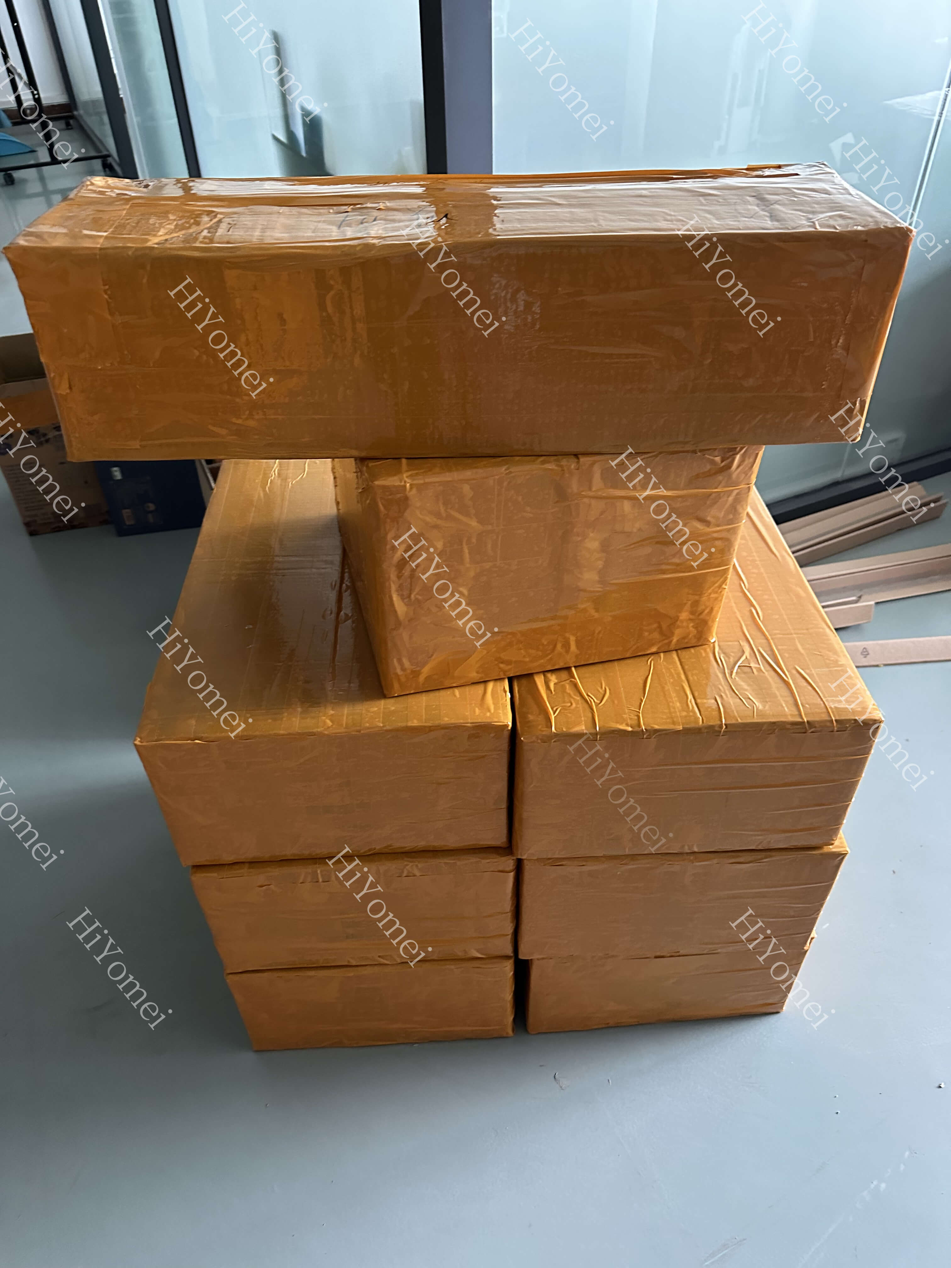 Goods are packed