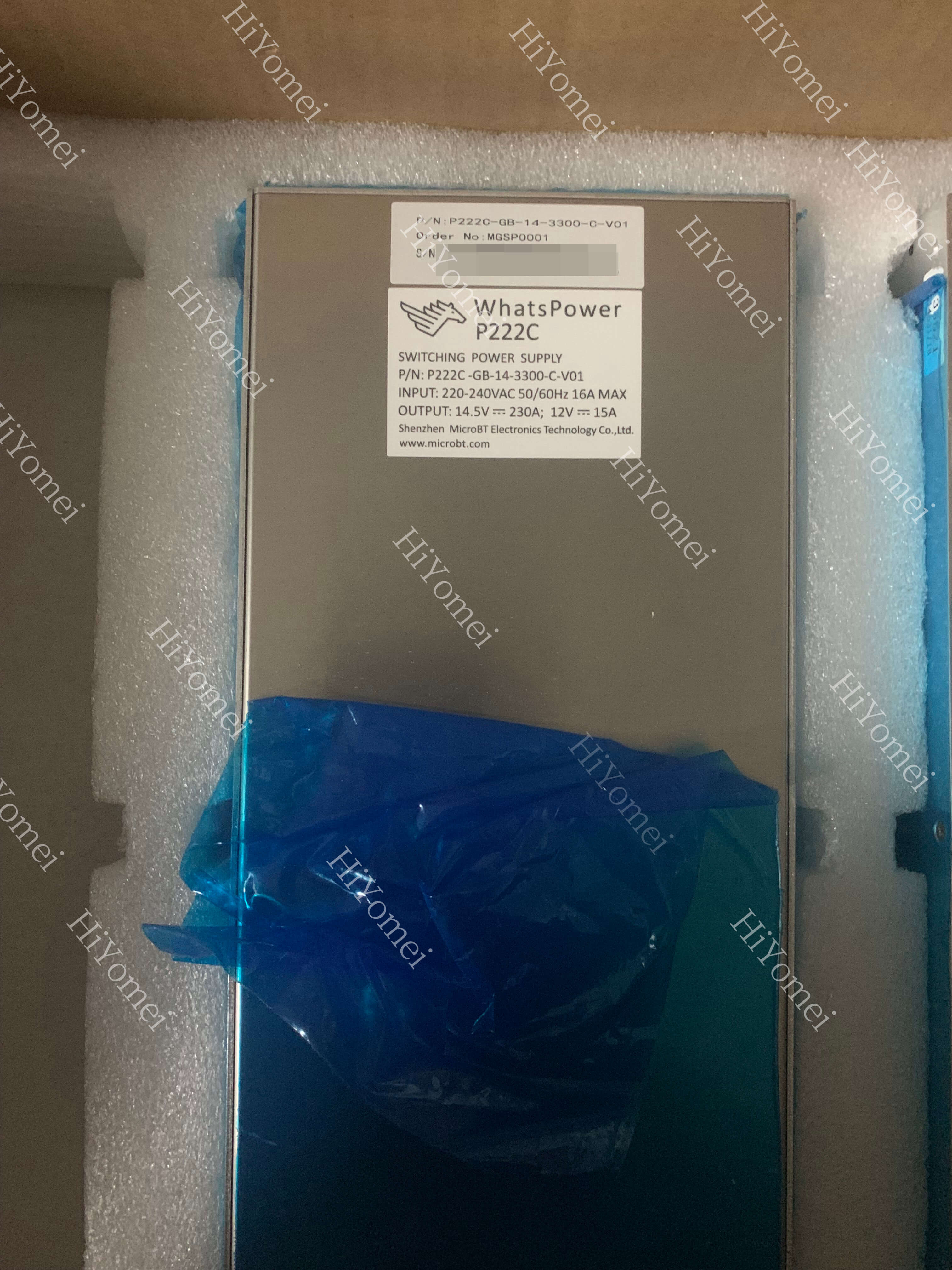 MicroBT WhatsMiner P221C power supply
