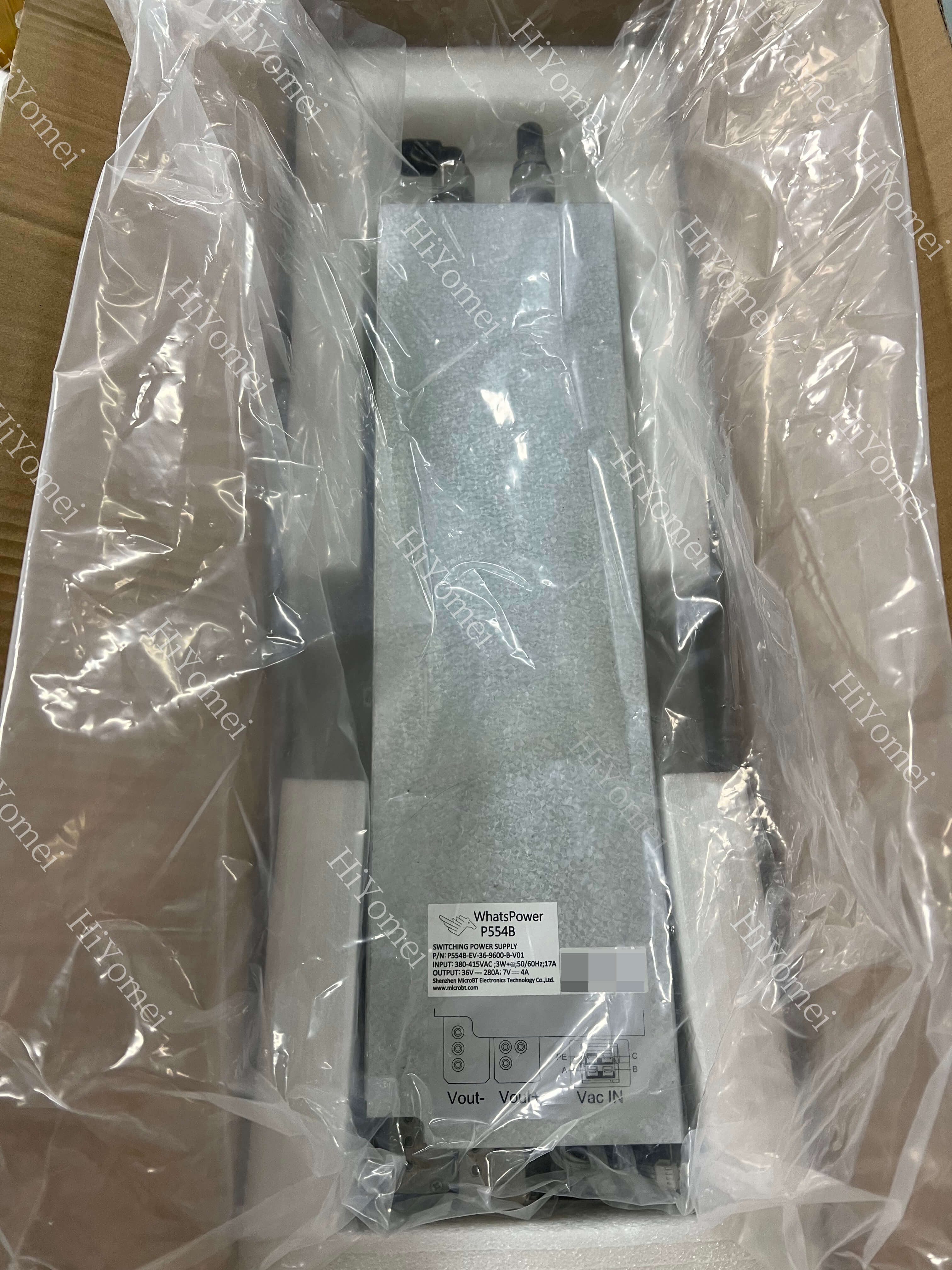 MicroBT WhatsMiner P554B Power source