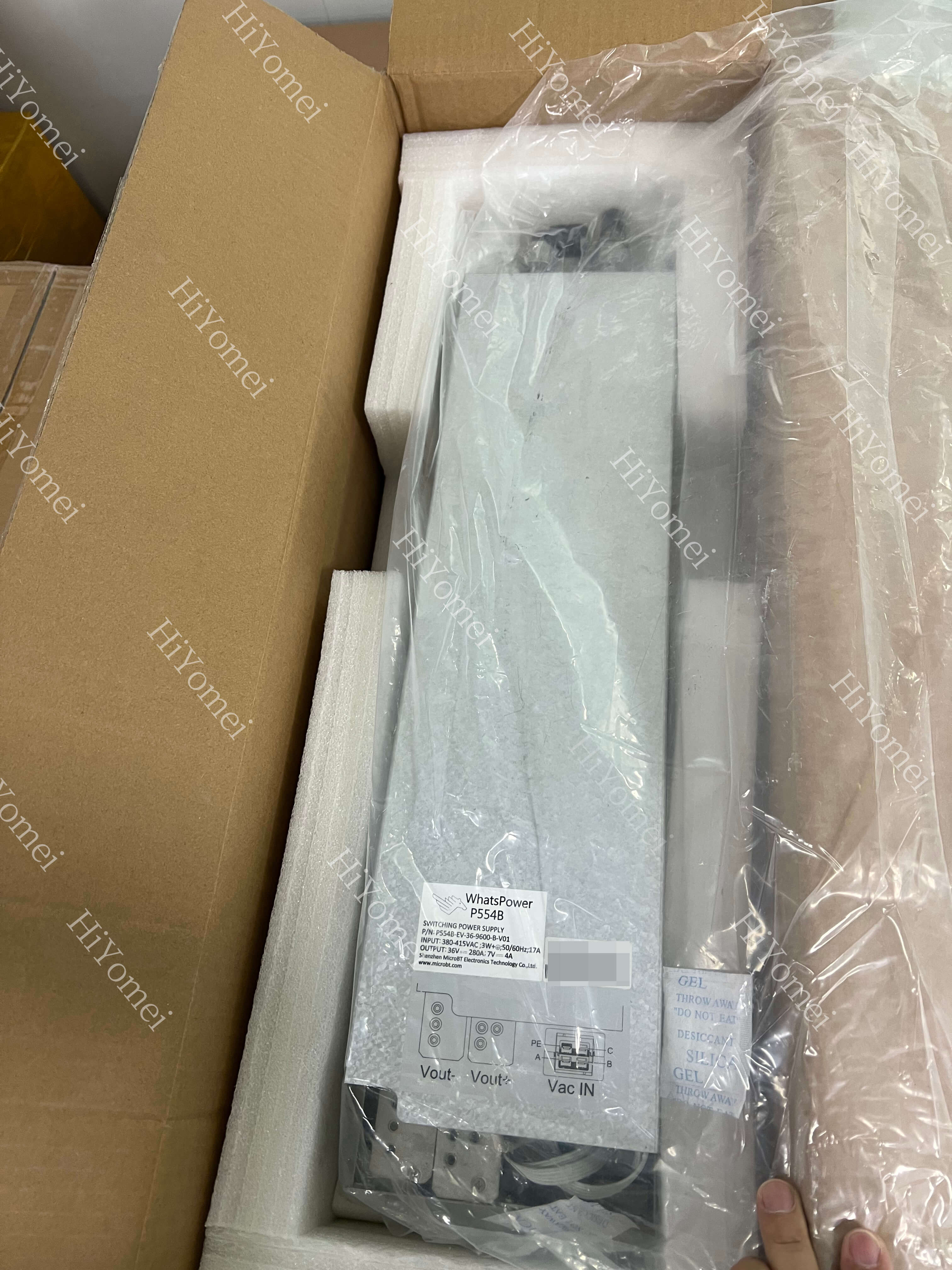 MicroBT WhatsMiner P554B Power source