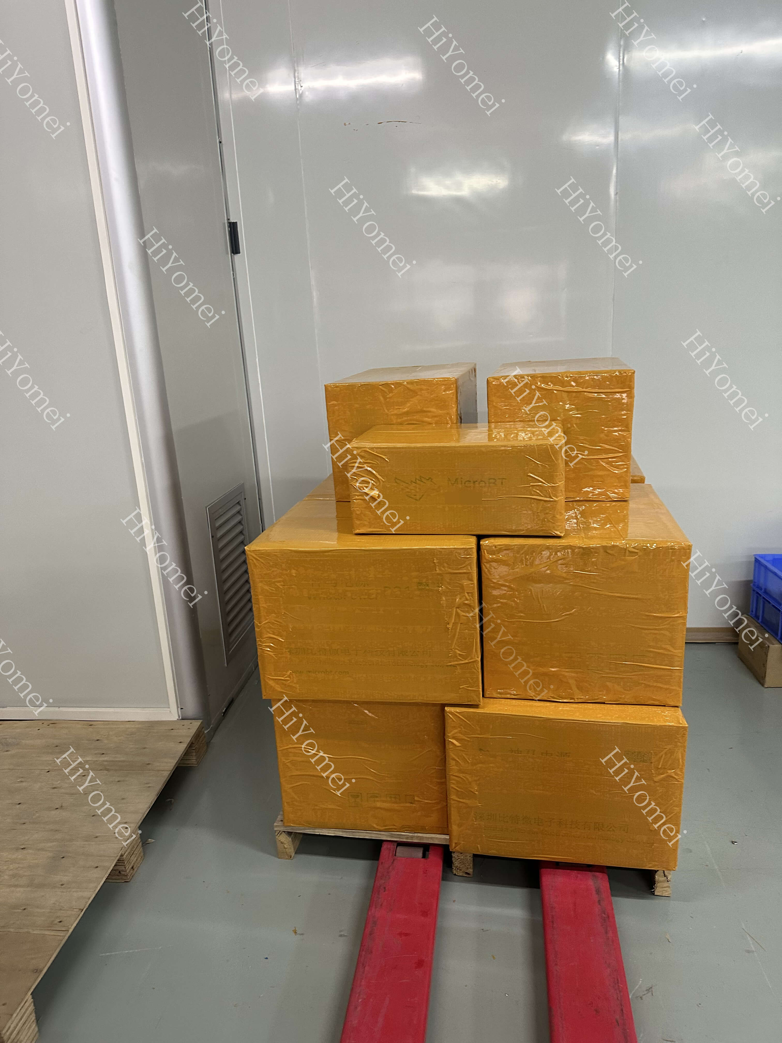 Goods that have been packed