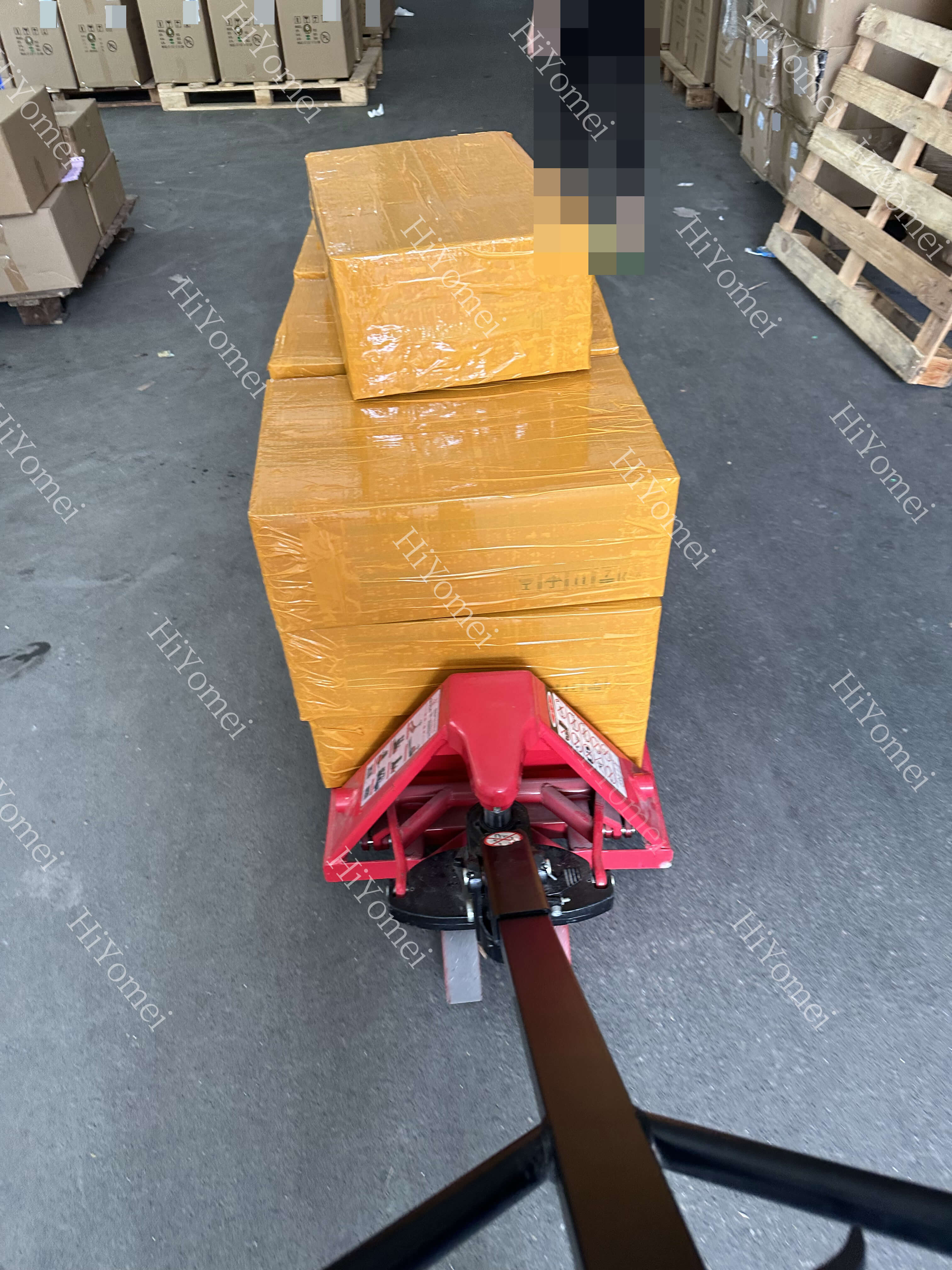 Goods ready to be loaded