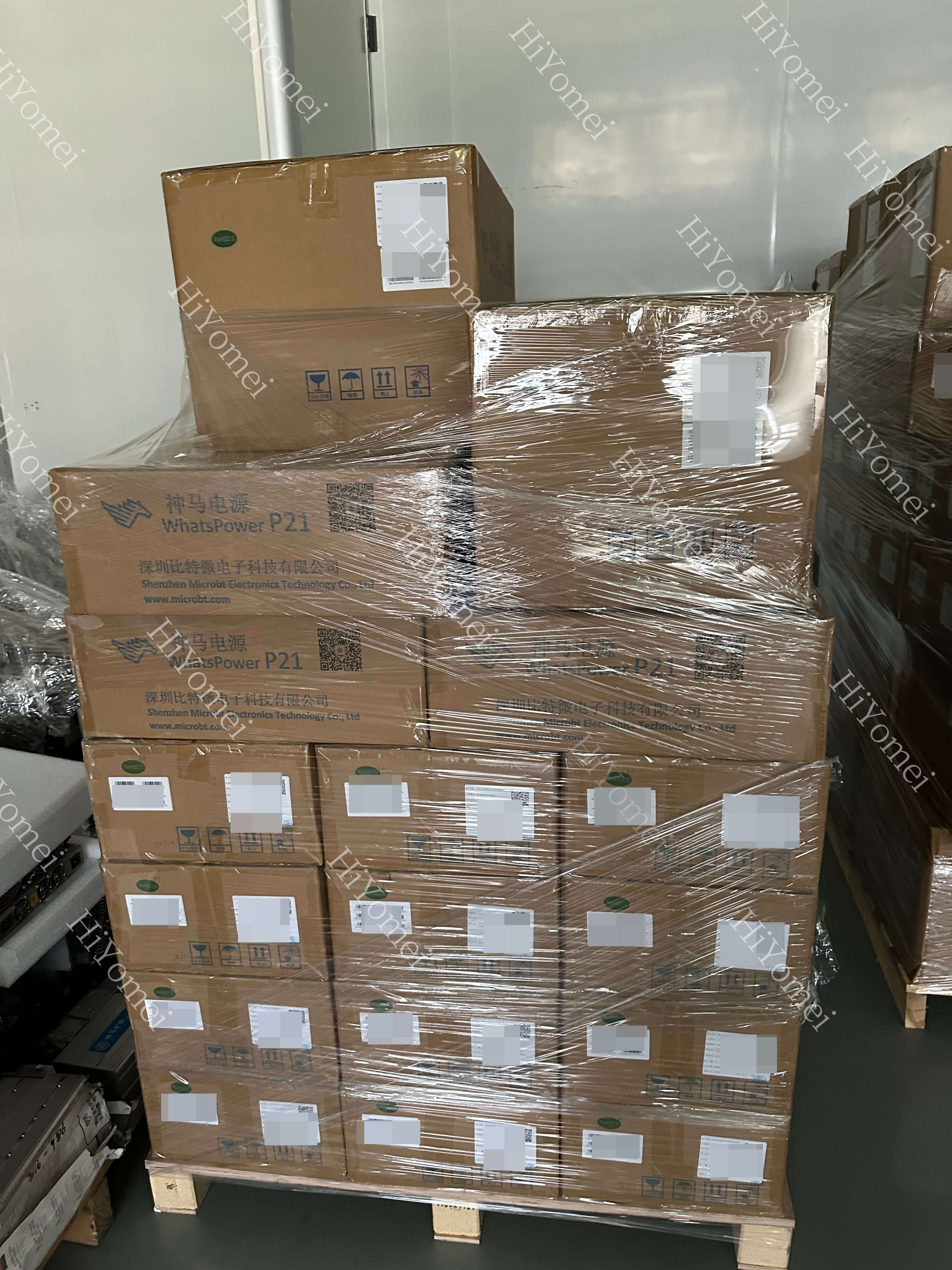 The P554B power supply is packed in the whole case from the original factory
